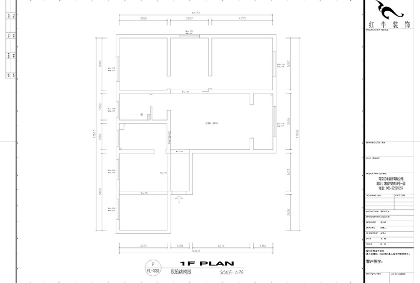 水印860x580_吳波_南京市江寧區(qū)新華公寓120㎡現(xiàn)代簡約風格裝修_原始結(jié)構(gòu)圖