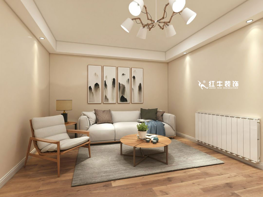 蔣琛_九條巷106㎡現(xiàn)代風(fēng)“養(yǎng)老房”裝修，給設(shè)計(jì)做減法！04客廳+logo