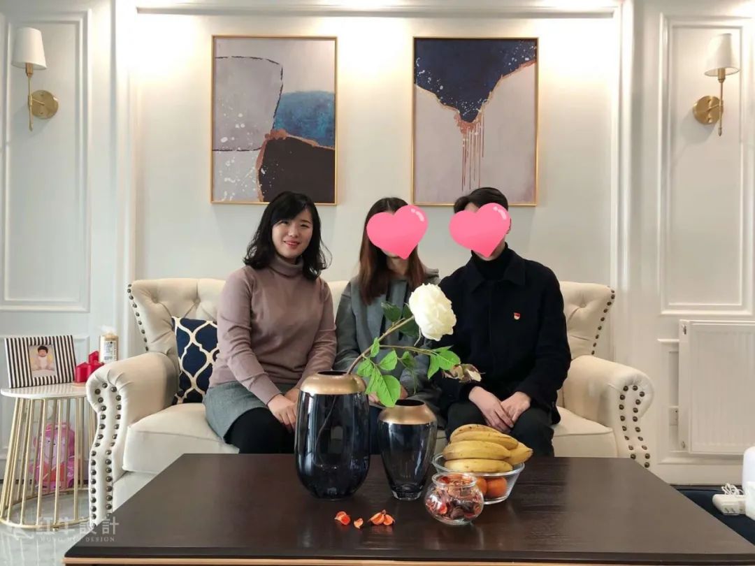 85后夫婦的美式輕奢家，起名“海藍之謎”！01設(shè)計師與業(yè)主的合照