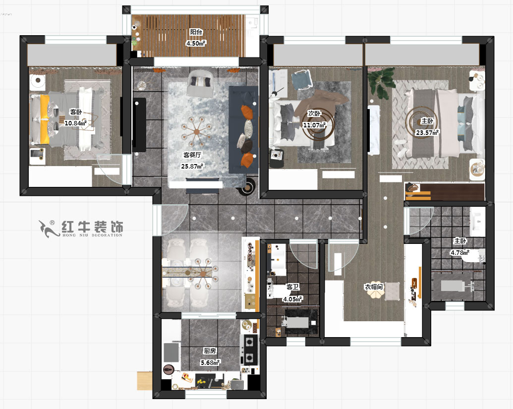 賈庭_寶華碧桂園大學(xué)印象25-1-502室-109㎡-簡歐輕奢風(fēng)格_3室2廳2衛(wèi)（精裝修重新裝修）_定制家￥149148_全包14