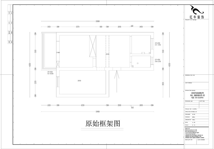 孟憲濤_北秀村22號(hào)3-702-60㎡-現(xiàn)代風(fēng)格_2室1廳1衛(wèi)（二手房裝修）_定制家￥89500_全包9萬(wàn)00_01原始結(jié)構(gòu)圖_北秀村小區(qū)22棟3單元702