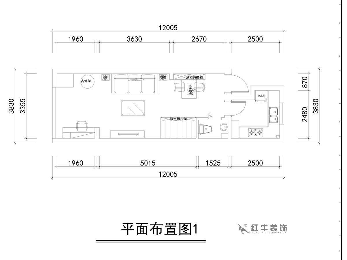 朱彥｜萬(wàn)科金色里程8-706-70㎡-簡(jiǎn)歐風(fēng)格｜復(fù)式35+35㎡｜2室2廳1衛(wèi)｜定制家￥120000｜全包12萬(wàn)｜00_03平面布置圖1