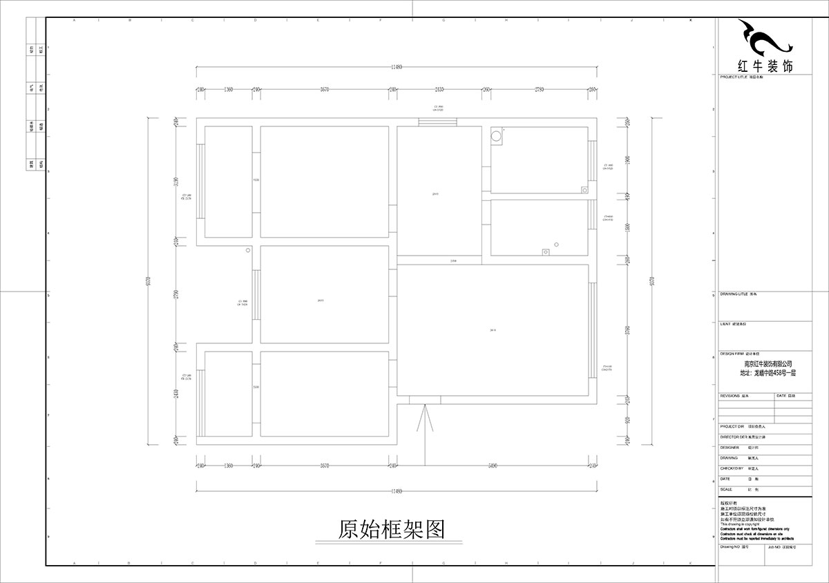 孟憲濤｜石門坎110號(hào)1-404-100㎡-現(xiàn)代簡(jiǎn)約風(fēng)格｜3室1廳1衛(wèi)｜老房裝修｜定制家｜全包14萬(wàn)｜00_01原始框架圖