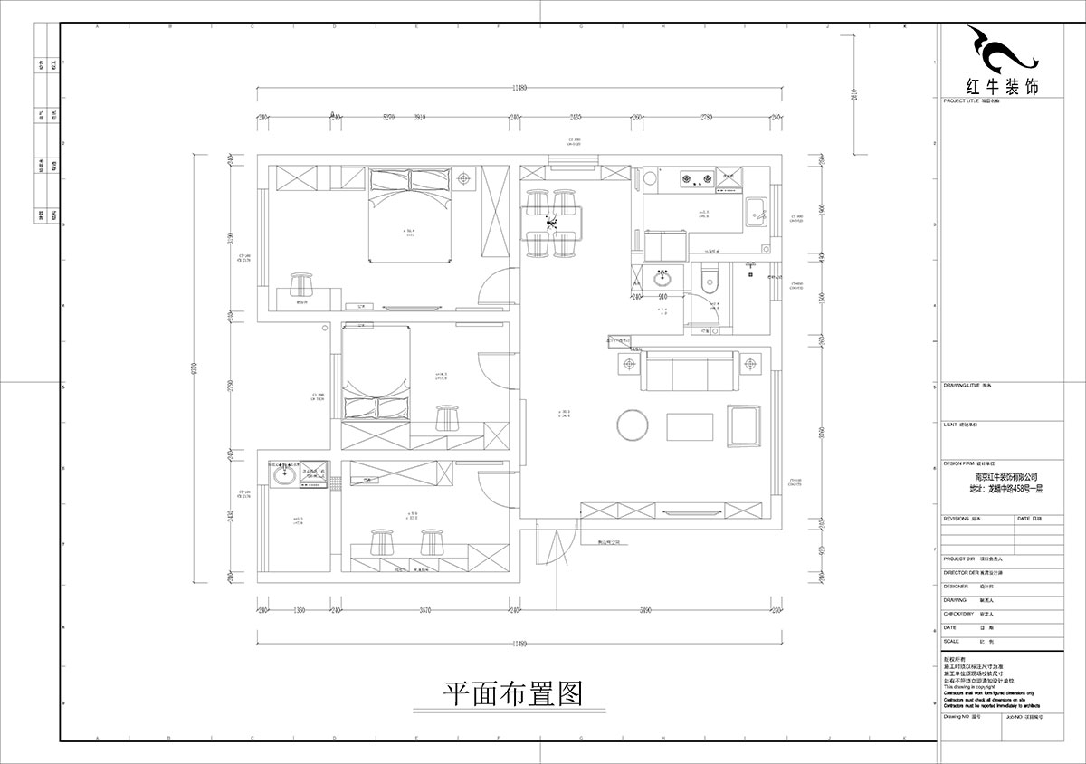 孟憲濤｜石門坎110號(hào)1-404-100㎡-現(xiàn)代簡(jiǎn)約風(fēng)格｜3室1廳1衛(wèi)｜老房裝修｜定制家｜全包14萬(wàn)｜00_02平面布置圖