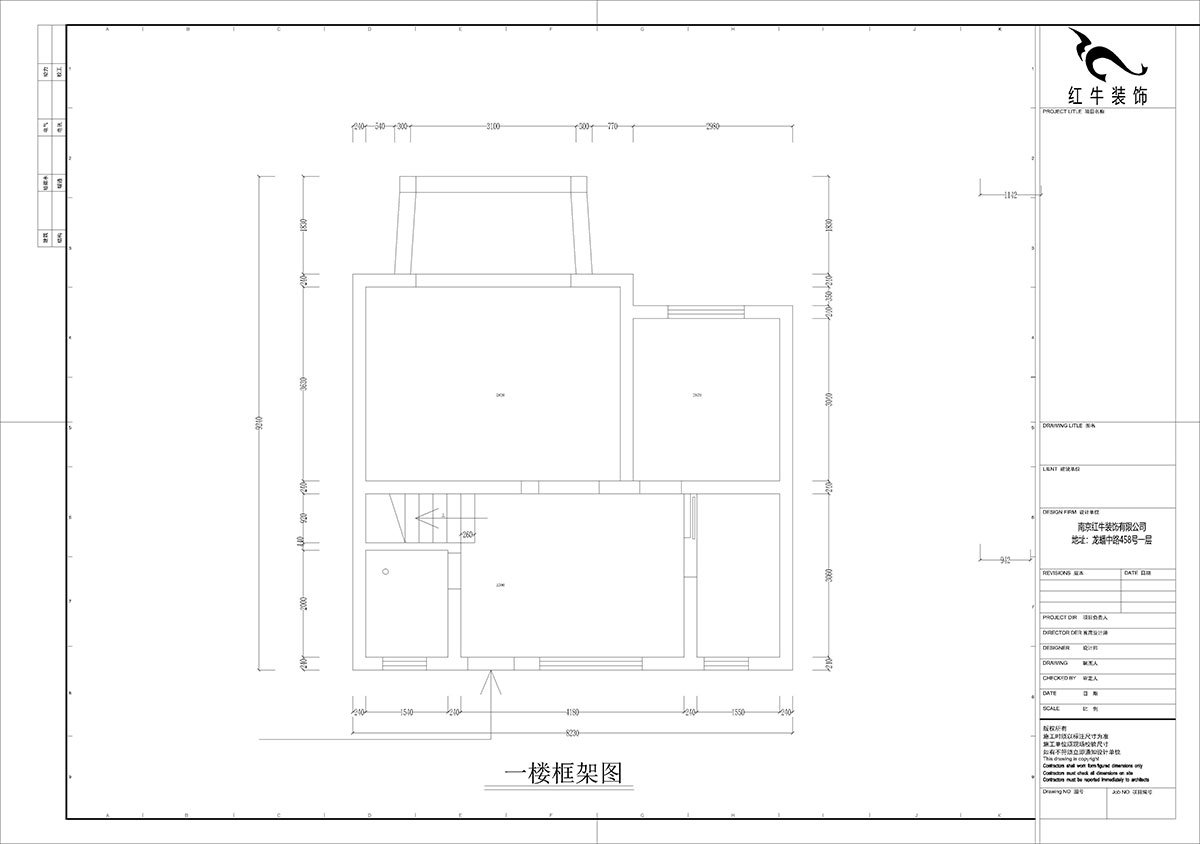 孟憲濤｜養(yǎng)龍山莊D-11B-120㎡-現(xiàn)代簡約風(fēng)格｜3室2廳2衛(wèi)｜老房裝修｜定制家｜全包14萬｜00_01一樓框架圖