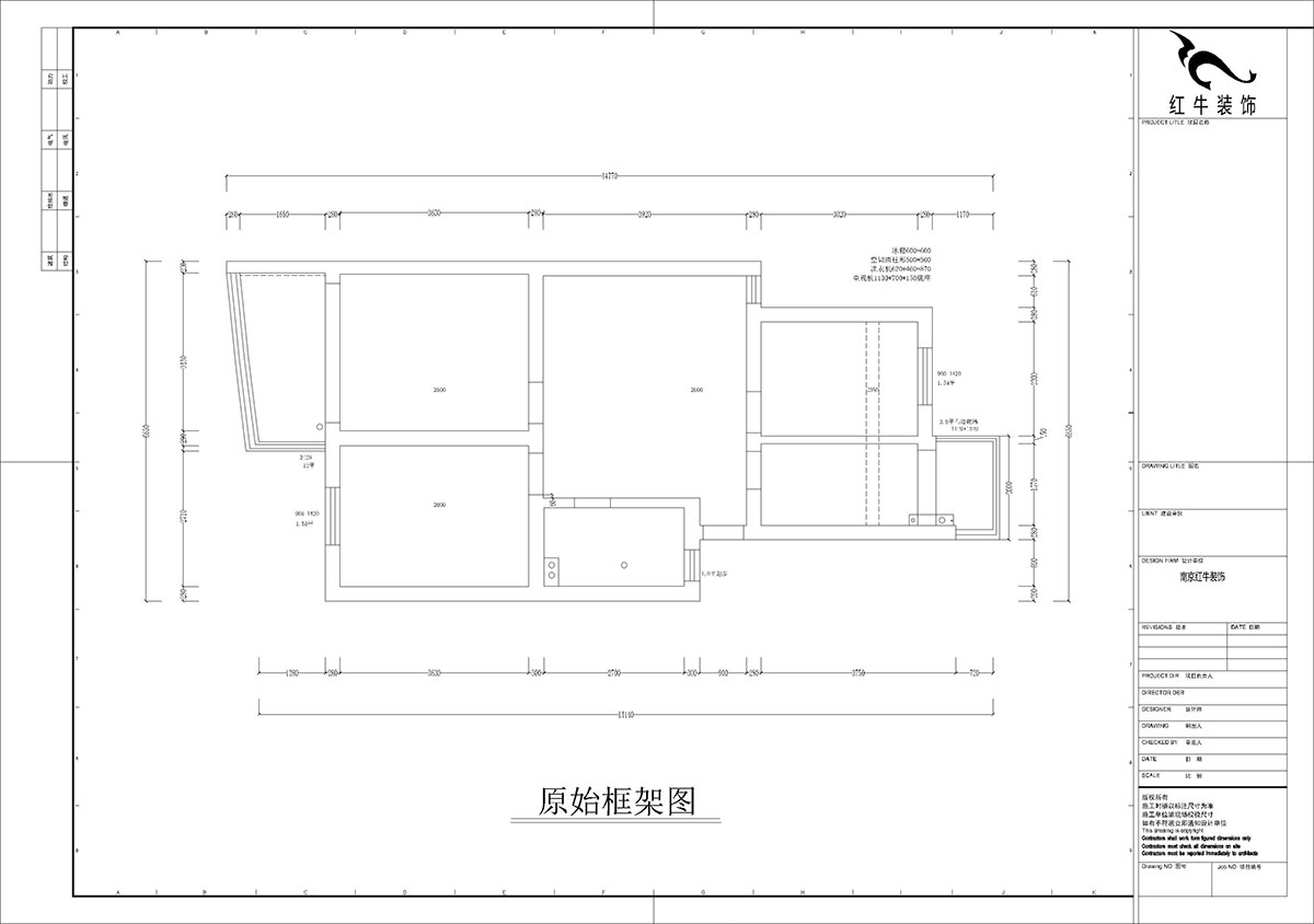 孟憲濤｜龍?bào)椿ㄔ?-502-75㎡-現(xiàn)代簡約風(fēng)格｜3室1廳1衛(wèi)｜老房裝修｜定制家｜全包11萬｜00_01原始框架圖