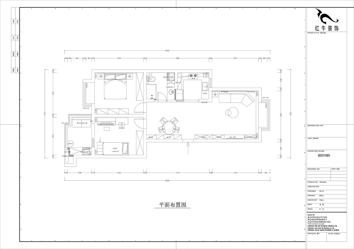 孟憲濤｜東城水岸5-202-99㎡-簡(jiǎn)約風(fēng)格｜2室2廳1衛(wèi)｜老房裝修｜定制家｜全包14萬(wàn)｜00_02平面布置圖